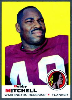 1969 Topps 114 Bobby Mitchell Redskins Ex Gorgeous