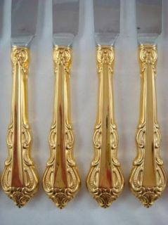 Towle Golden Electroplate Flatware King Arthur 9 3 8 New French Knife