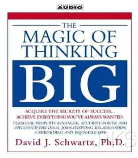 New The Magic of Thinking Big on 4 CD David Schwartz