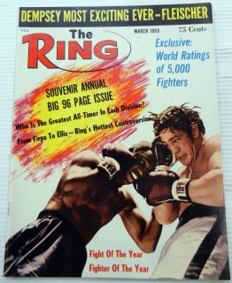  1969 Boxing Magazine Souvenir Issue Joe Frazier Ray Robinson