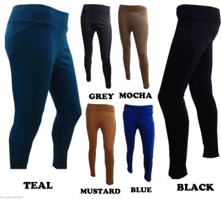 Ladies Jodhpur Side Ribbed Trouser Pants Jeggings 7 Colour Size 8 to