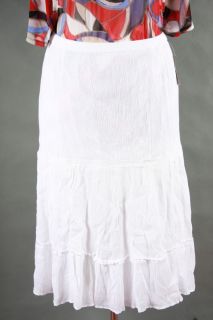 JM Collection Skirt Color Whites Bottoms Size Womens 18W Retail $44