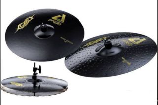 Paiste cymbals Joey Jordison Slipknot Black Alpha Core Set Hats Crash