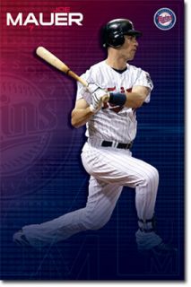 MLB Minnesota Twin Joe Mauer Poster