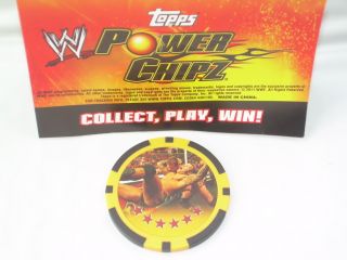 WWE Wrestling Power Chipz Randy Orton RKO F2 Finisher Game Chip