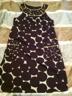 Jodi Kristopher Size 5 6 Dress Brown Polka Dots