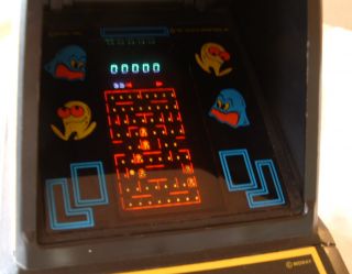 1981 Coleco Table Top Pac Man Video Game Nice Working Condition