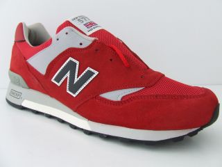 Mens New Balance Trainers 577 RBW Red Retro Deadstock Suede Sneakers