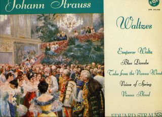 Eduard Strauss Conducts Johann Strauss Vox LP Record