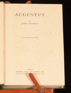 1937 Augustus John Buchan Folding Map Caesar Augustus Roman History