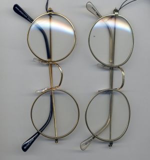 John Glasses Stage Studio Gold Wire Rim Potter Santa Lennon Round or