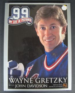  Wayne Gretzky 99 My Life in Pictures with John Davidson BK 0016
