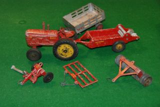 Massey Harris Lincoln Farm Tractor and Implements