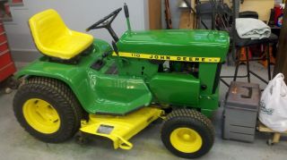 1968 John Deere 110 Lawn Tractor with Attachments