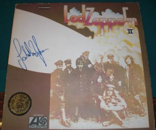 John Paul Jones Signed LED Zepplin II Original Album