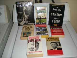 John F Kennedy Assassination Books and Biography 1963 1997 8 Books  