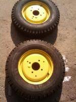 John Deere Kubota 6x12 Tractor Tires with Wheels  