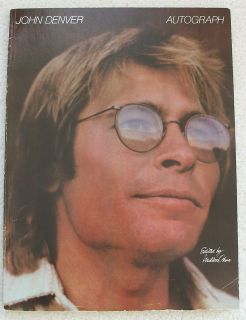John Denver Songs Autograph Voice Piano G Unmarked  