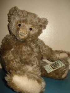 Pepe Jointed Mohair Artist Teddy by Mother Hubbard 1997 Limited Edition 34cm  