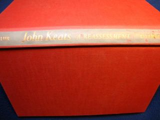 John Keats A Reassessment Book 80588  