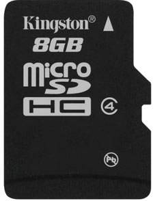 8 GB Kingston microSDHC Speicherkarte Sony Ericsson Xperia Ray  