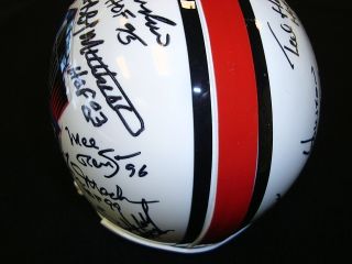 Pro Football Hall of Fame Multi Signed Riddell Mini Helmet 13 HOF Signatures  