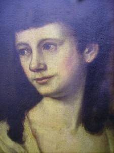 Large British Queen Anne Period Society Portrait  