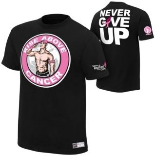 John Cena Rise Above Cancer WWE Authentic T Shirt Official Licensed New  