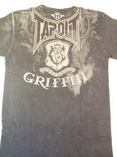 Tyson Griffin Tapout Authentic MMA UFC T Shirt New  