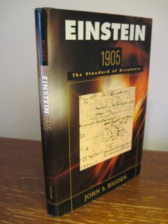 Harvard 1st 1st Edition Einstein 1905 John Rigden RARE  