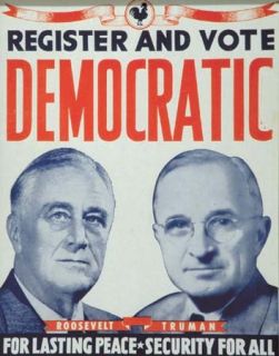 Historic 1932 Democratic Nat Conv Ticket FDR Nominated  