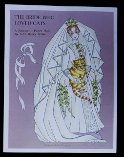 "The Bride Who Loved Cats" A Romantic Paper Doll Toy by John Darcy Noble  