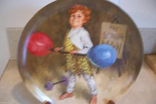 Reco John McClelland Knowles Johnny The Strongman Collector Plate With COA  