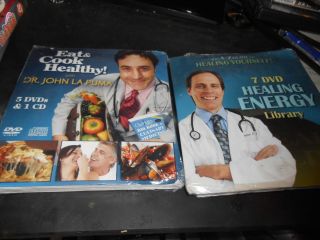 John La Puma 2 multi disc sets Eat Cook Healthy Healing Energy Library Sealed  