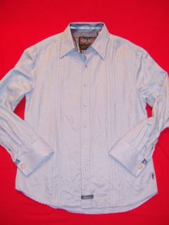 NWT English Laundry by Scott Weiland Blue Button Down Long Sleeve Shirt SZ M  