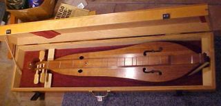 1988 Wood Mountain Dulcimer in Wooden Box John Maxwell Signed Awesome  