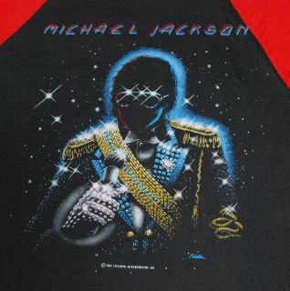 Vintage Michael Jackson Victory Tour T Shirt 1984 M  
