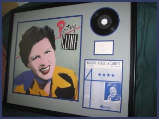 Patsy Cline Autograph Original Signature from Leaf Book  