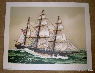 CLIPPER SHIP SEA SERPENT Penn Print by John OHara Cosgrave II  