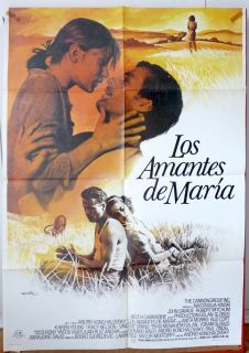 Maria's Lovers Nastassja Kinski Movie Poster Spanish 1984 John Savage  