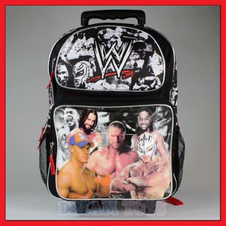 16" WWE Wrestling Rolling Backpack Roller Bag Wheeled  