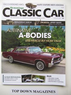 Classic Car Magazine Hemmings Aug 2011 John Skumin 1954 Nash Metropolitan  
