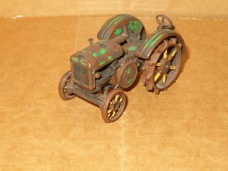 John Deere Tractor On30 Die Cast O Scale Weathered  