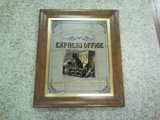 Wells Fargo Co Express Office Mirror Sign  