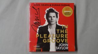 SIGNED John Taylor In the Pleasure Groove Love Death Duran Duran Audiobook CD  