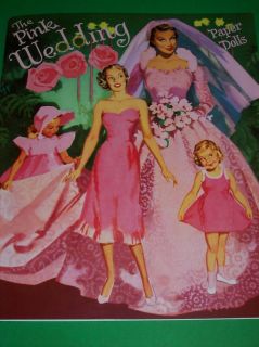 The Pink Wedding Paper Doll Book from PSP Lovely  