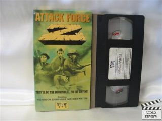 Attack Force Z VHS Mel Gibson John Phillip Law  