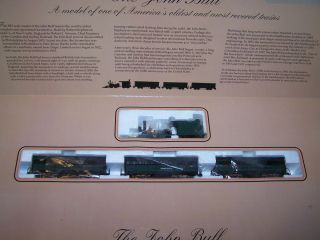 Bachmann 00640 The John Bull HO Scale Electric Train Set EXC Condition w Box  