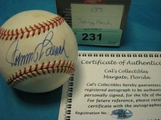 Johnny Bench Autographed Ball  