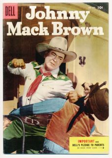 Four Color 645 VF Johnny Mack Brown Dell Comics 1955  
